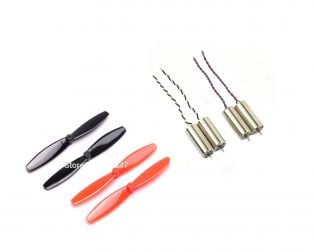 55 mm Blade Propeller Prop with 8520 CW & CCW Coreless Brushed Motor For Indoor Racing Drone Quad-copter