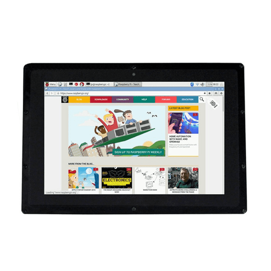 10.1 inch Raspbery Pi Waveshare Touch Screen Display with Case