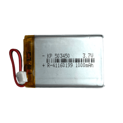 3.7V 1000mAH (Lithium Polymer) Lipo Rechargeable Battery Model KP 503450