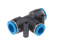 PU CONNECTOR PUG 10-08-10 (10mm OD X 8mm OD X 10mm OD Reducing Tee)