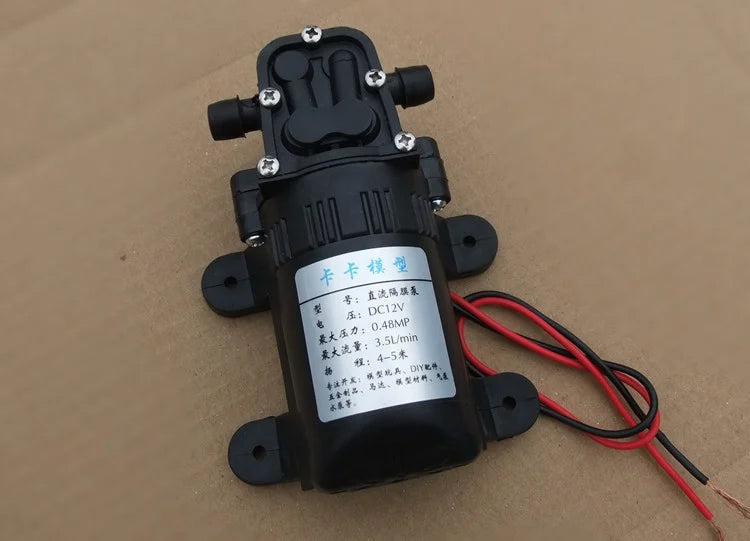 550 Diaphragm Pump 12V Water Pump for Water Spray Fish Tank Reflux Pump