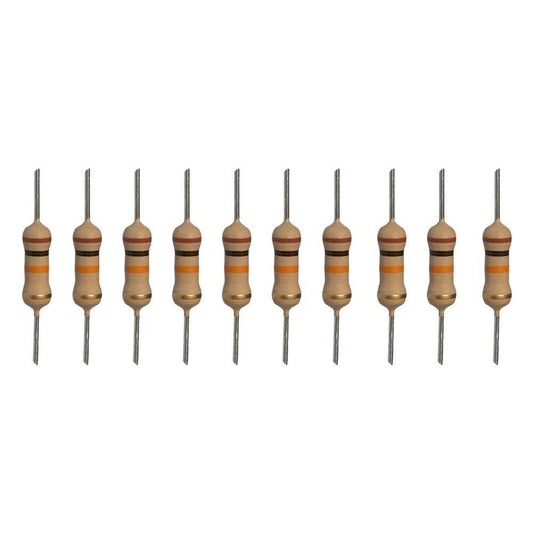 100K Ohm Resistor (Pack of 10)