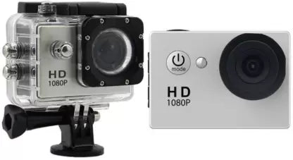 Garundropsy Action Shot HD Action Shot Full HD 12MP 1080P Black Helmet Sports Action Waterproof Camera Sports and Action Camera  (Black, 12 MP)
