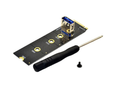 Black NGFF M.2 to PCI-E X16 Mining Card Adapter Card NGFF Pcie Riser Card NVME VGA Extension Cable