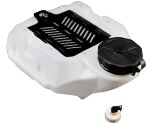 EFT E series 10L Tank with Battery plate