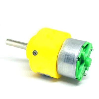 12V 120 rpm heavy duty geared DC motor (YELLOW)