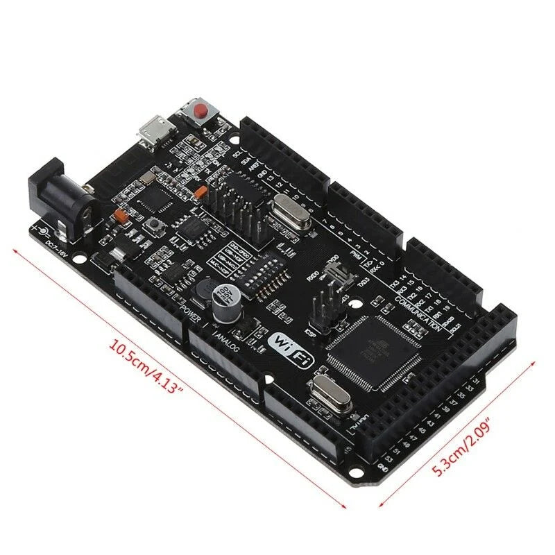 Arduino Mega 2560+WiFi R3 ATmega2560+Node MCU ESP8266 CH340G Compatible Board