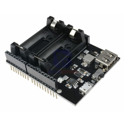 Dual 16340 Battery Shield for Arduino