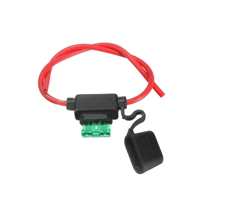 Waterproof In Line Blade Fuse Holder for Car Blade Fuse Replacement - The Tech Depot