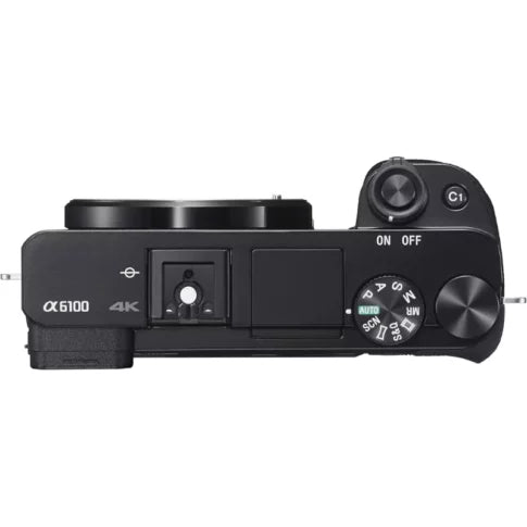 Sony Alpha ILCE-6100X with Upgraded SELP1650 (Ver 2) Power Zoom Lens + SEL55210 Lens