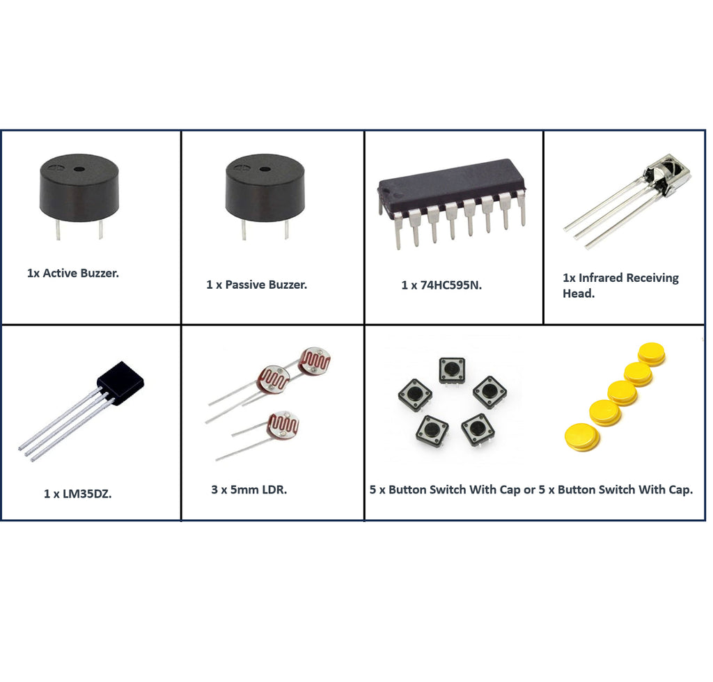 Arduino Uno R3 Compatible Upgraded Starter Learning Kit