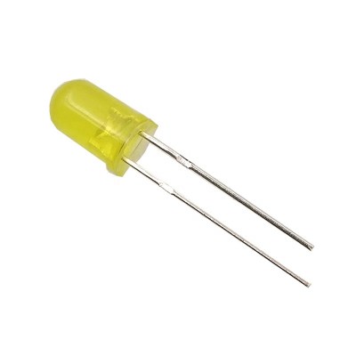 3mm Yellow LED with Diffused Lens