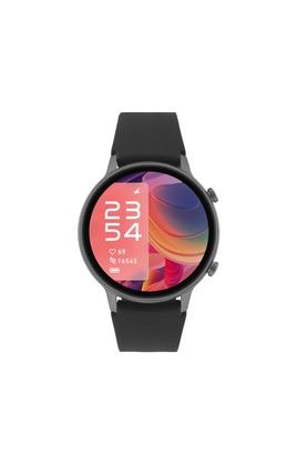 FASTRACK WEARABLES Unisex 44.5 x 44.5 x 10.8 mm Reflex Play+ Black Dial Silicone Digital Smart Watch