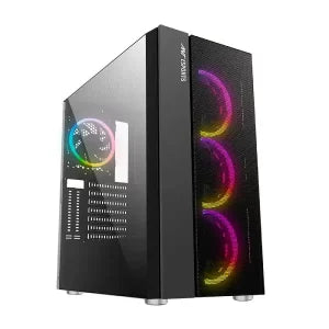 Ant Esports ICE-511MT ARGB (ATX) Black Mid Tower Cabinet