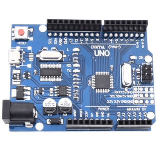 Arduino Uno R3 CH340G Development compatible Board with Micro USB port - The Tech Depot