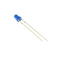 3mm Blue LED with Diffused Lens
