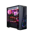 Cooler Master MasterBox K501L RGB Mid Tower Gaming Cabinet with Pre-Installed Fans and Tempered Glass Side Panel