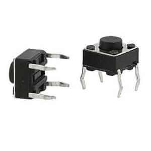 Push Button Switch DPDT 4 Pin (pack of 2)