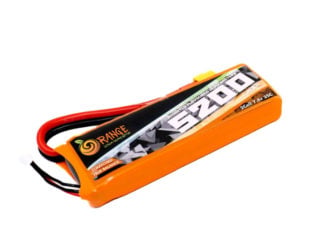 Orange 7.4V 5200mAh 35C 2S Lithium Polymer Battery Pack