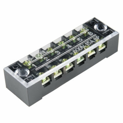 ProMax PTB-1506 Terminal Strip Barrier Block with Transparent Cover