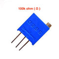 100K ohm ( ? ) single turn trimpot variable resistors 3296W-1-104LF