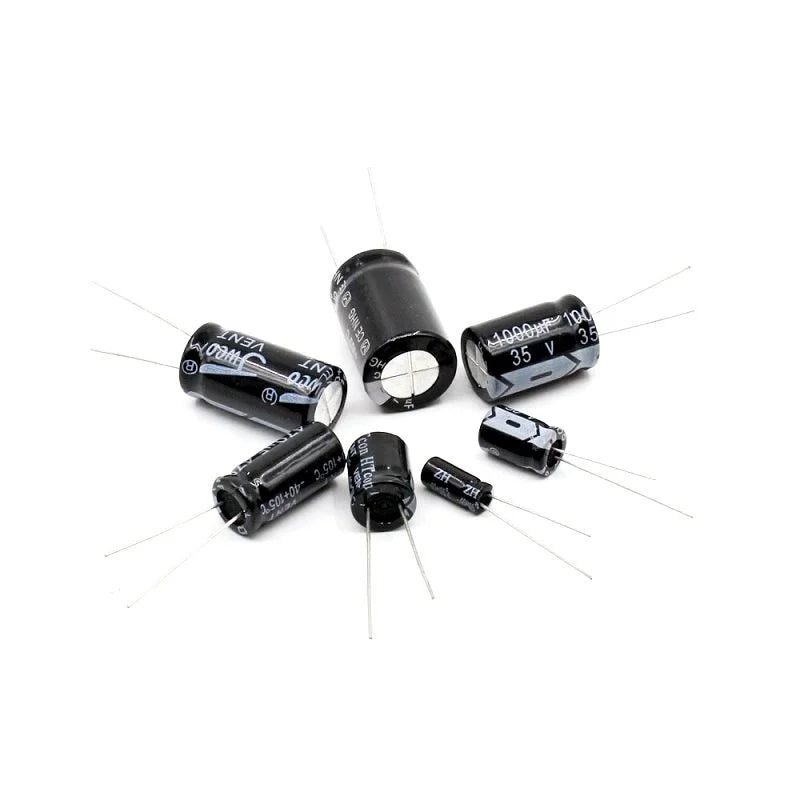 3.3uF 50V Electrolytic Capacitor – (pack of 10)