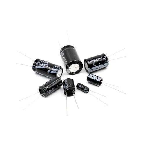 3.3uF 50V Electrolytic Capacitor – (pack of 10)