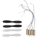 Micro Coreless Motor with propeller(7x20) - 4 Pieces