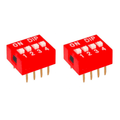 4 Way Slide Switch 2.54mm Pitch (Pack of 2) - The Tech Depot