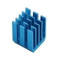 Aluminum Cooling Heat Sink Chip RAM Radiator Heatsink Cooler | Reprap StepStick Heat Sink- Blue (9x9x12mm)