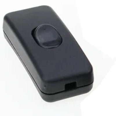 Inline Chord Switch Black 0.4A 250V