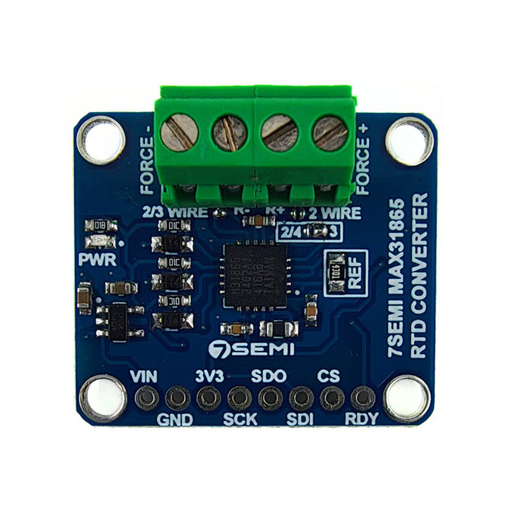 7Semi PT1000 RTD 3-Wire Temperature Sensor Amplifier Breakout Board - MAX31865