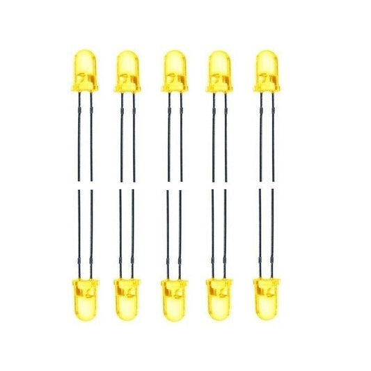 3 mm Yellow LED (Pack of 10)