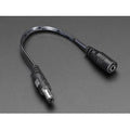 Adafruit 2788 3.8 /1.3mm or 3.5 / 1.1mm to 5.5 / 2.1mm DC Jack Adapter Cable
