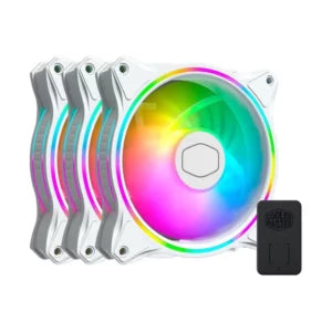 Cooler Master MasterFan MF120 Halo Triple Pack White Fan