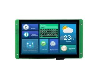 DWIN DMG80480C070_04WTC – 7 Inch HMI LCD Display Touch Panel (Commercial grade) - The Tech Depot
