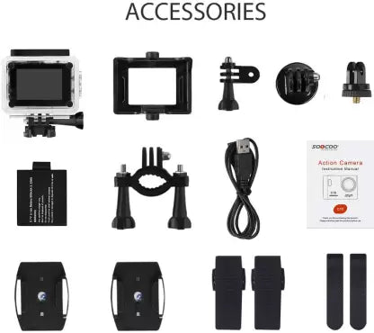 Garundropsy Sports Action Camera Sports Sports and Action Camera  (Black, 12 MP)