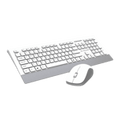 Lapcare Smartoo Wireless Keyboard & Mouse Combo, L999 ( White Silver )