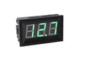 Green Two-Wire 0.56 Inch DC5V-120V DC Digital Display Voltmeter For Car Bicycle Motorcycle