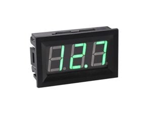 Green Two-Wire 0.56 Inch DC5V-120V DC Digital Display Voltmeter For Car Bicycle Motorcycle