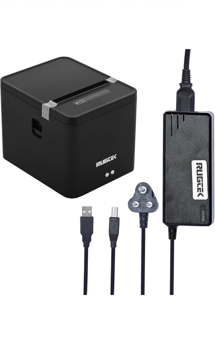 Rugtek RP-82 Cube Thermal Receipt Printer — Tech Depot India