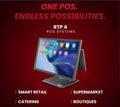 Rugtek RTP 4 Dual-Screen POS System — Tech Depot India