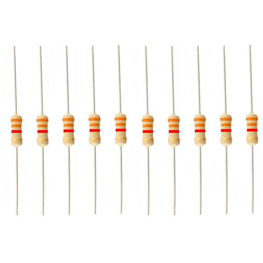3.3k Ohm Resistor - (Pack of 10) - The Tech Depot