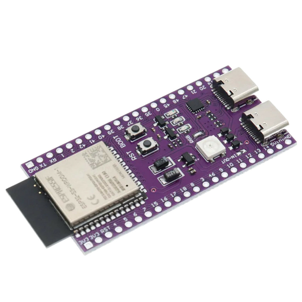 ESP32-C3 N8R2 Dual Type-C USB Development Board