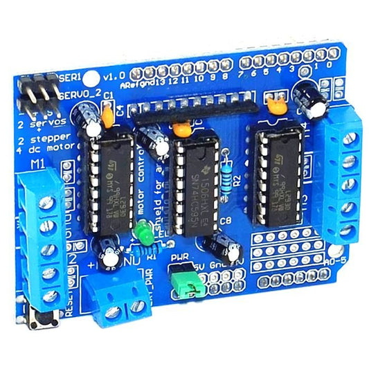 Arduino L293D Motor Driver shield - The Tech Depot