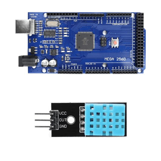 Arduino Mega 2560 + DHT11 Sensor Module
