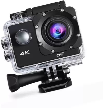 Garundropsy Action camera 4k Action Camera Sports and Action Camera  (Black, 16 MP)