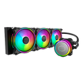 Cooler Master MasterLiquid ML360R Addressable RGB AIO CPU Liquid Cooler 28 Independently-Controlled LEDs Triple 120mm ARGB Air Balance MF
