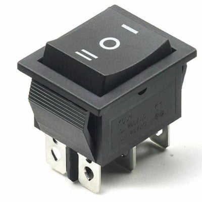 ProMax Rocker Switch DPDT Latching for DC Motor Direction Control KCD4 223