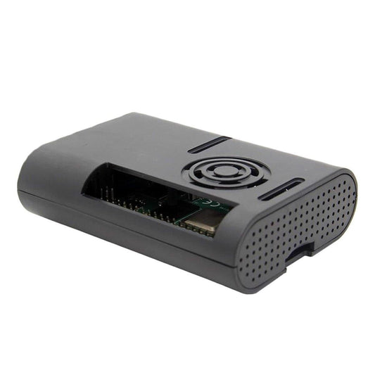 Raspberry Pi 4 ABS Black Case with Fan